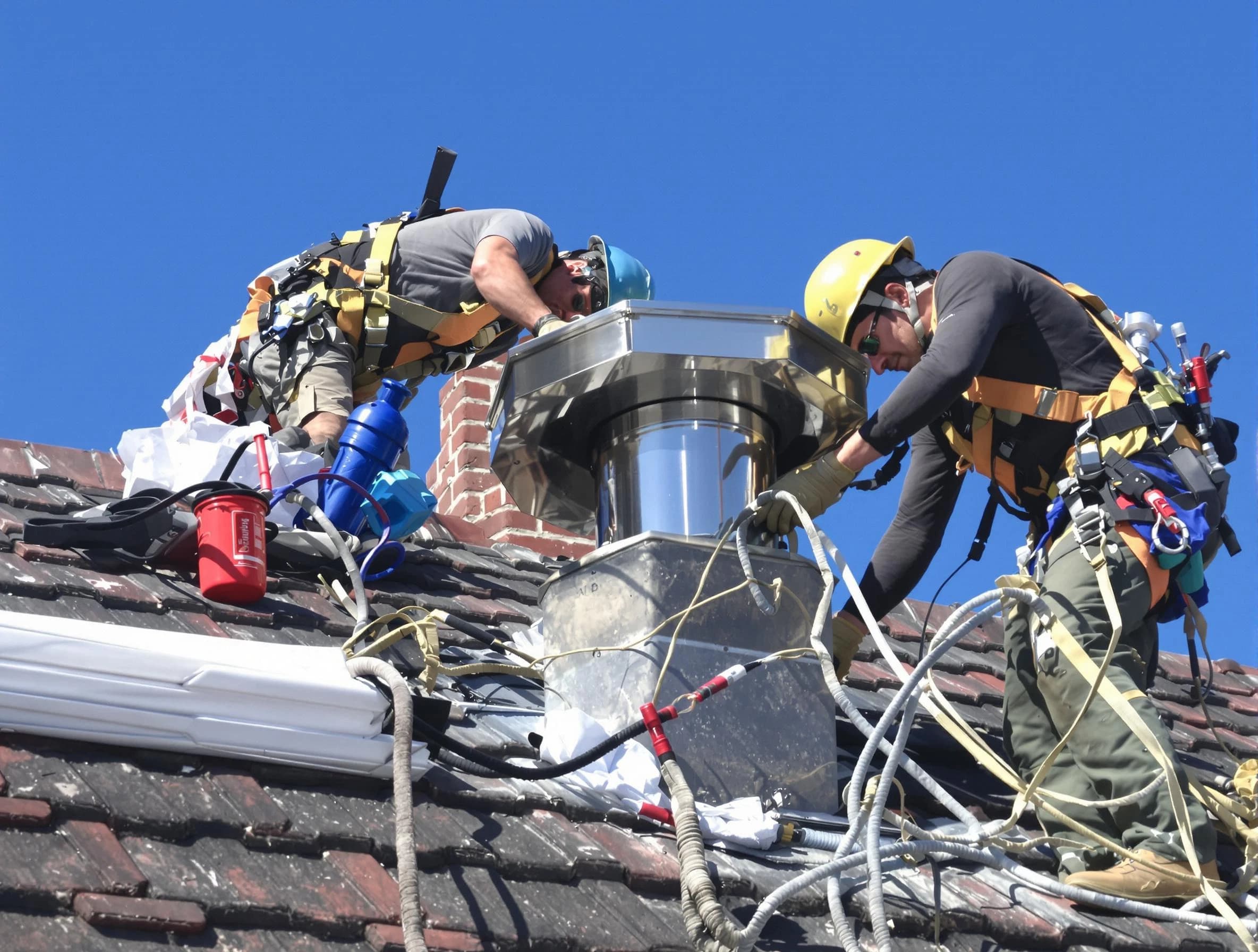 Protective chimney cap installed by Avondale Chimney Sweep in Avondale, AZ