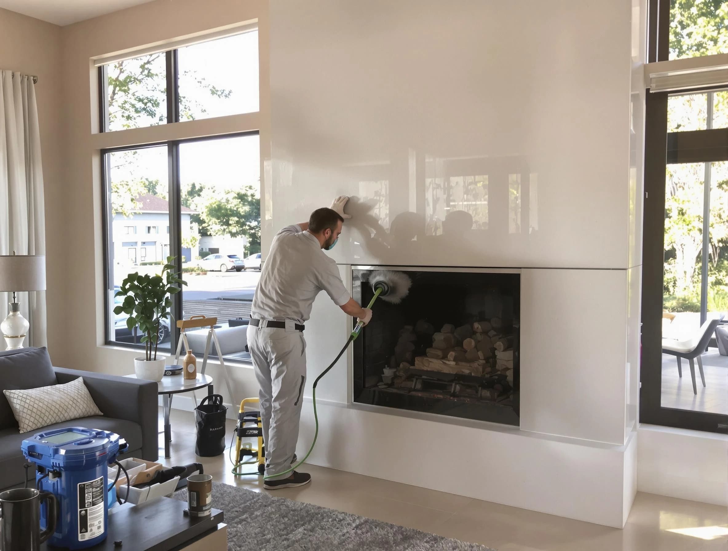 Avondale Chimney Sweep performing thorough soot removal in Avondale, AZ