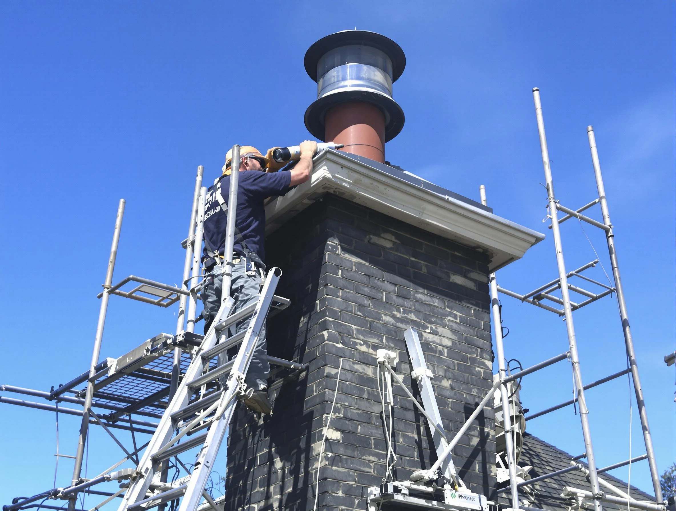 Sturdy chimney crown finished by Avondale Chimney Sweep in Avondale, AZ