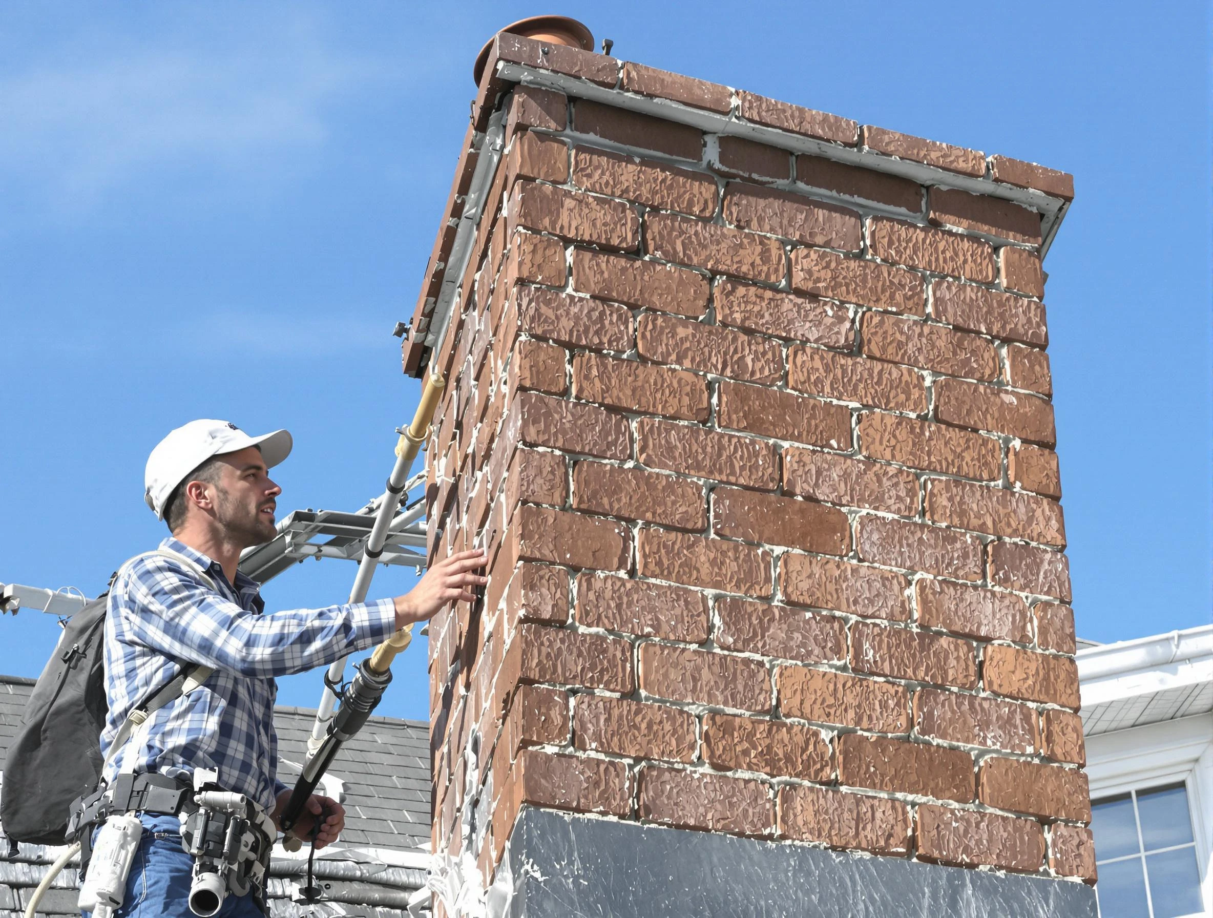Brickwork for a chimney rebuild by Avondale Chimney Sweep in Avondale, AZ