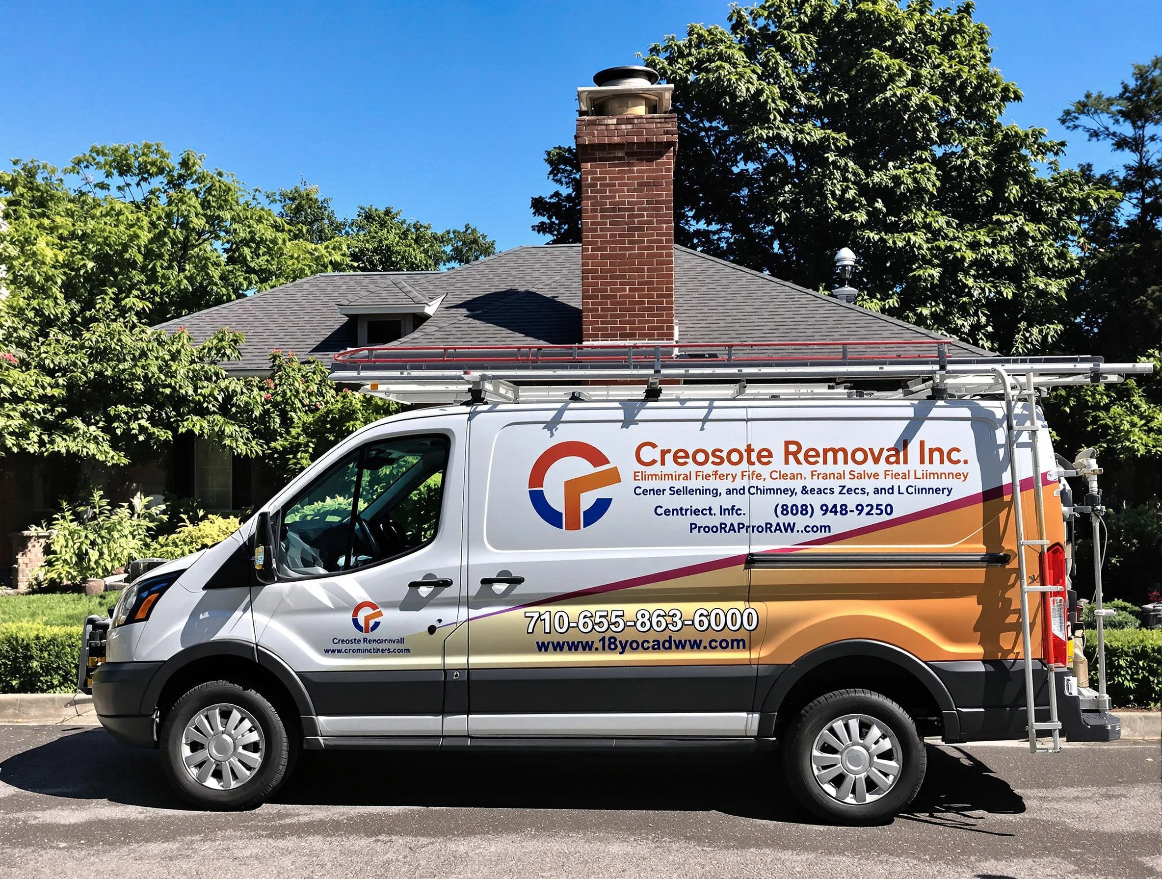 Avondale Chimney Sweep technician removing creosote safely in Avondale, AZ